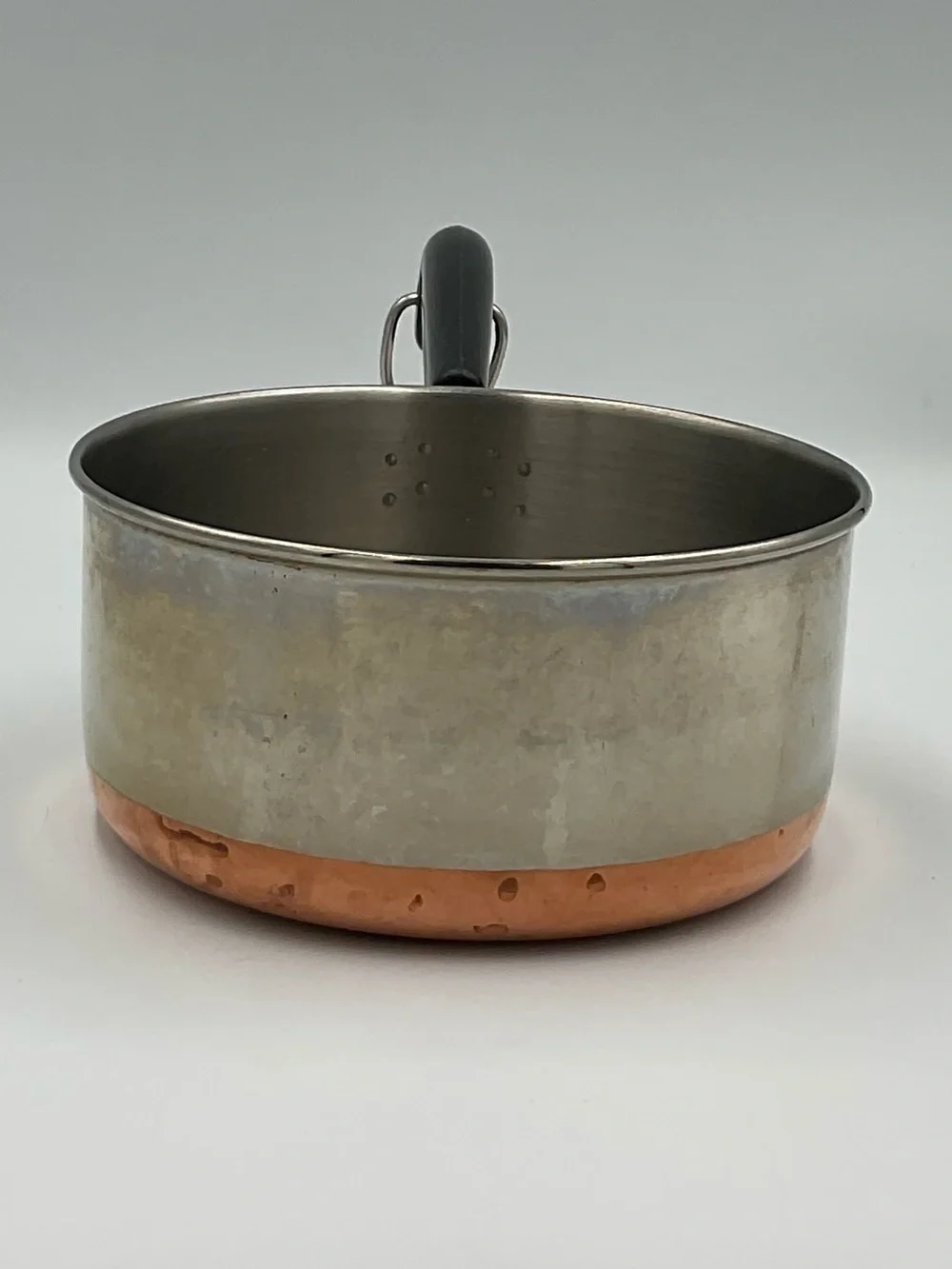 Vintage 1qt 1801 Revere Ware Copper-clad Stainless Steel Saucepan -No Lid